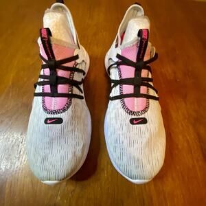Nike Flex Women’s 10 Contact 3 Running Shoes Sneakers Gray Pink